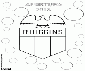 CD O'Higgins, champion Apertura 2013 coloring page