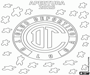 CD Toluca, Apertura 2025 champion coloring page