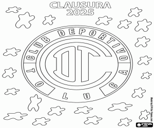 CD Toluca, Clausura 2025 champion coloring page