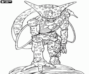 Cell, Dragon Ball coloring page