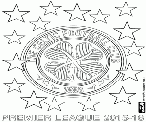 Celtic Glasgow, 2015-16 champion coloring page