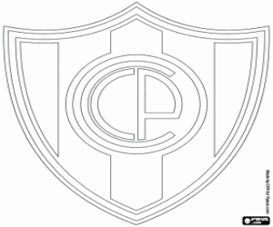 Cerro Porteño emblem coloring page