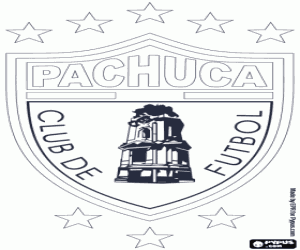 CF Pachuca shield coloring page