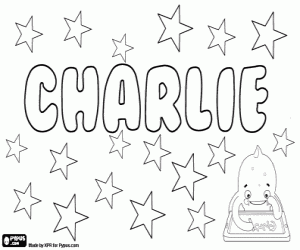 Charlie, English diminutive coloring page