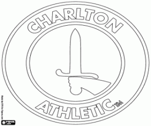 Charlton Athletic emblem coloring page