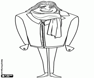 The charming Dru Gru coloring page