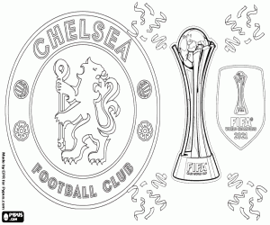 Chelsea, 2021 World Champion coloring page