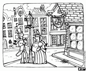 Christmas carols,Christmas tradition coloring page