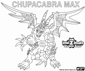 Chupacabra Max, Invizimals Shadow Zone coloring page