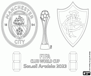 City v Flu, Club World Cup 2023 coloring page