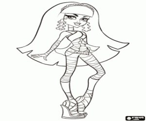 Cleo de Nile from Monster High coloring page