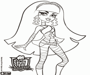 Cleo de Nile, Monster High coloring page