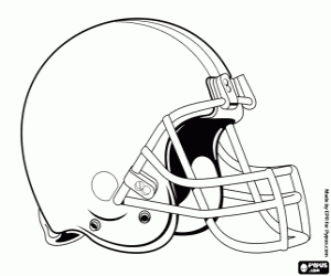 Cleveland Browns logo coloring page