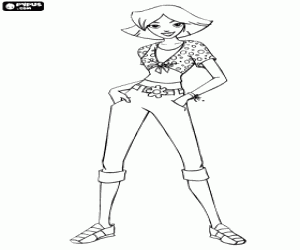 Clover is the most funny spy coloring page