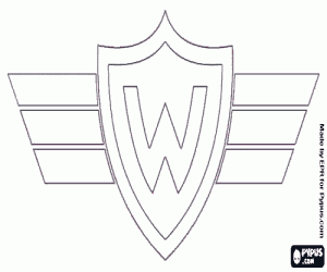 Club Jorge Wilstermann emblem coloring page
