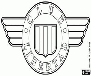 Club Libertad de Asunción logo coloring page