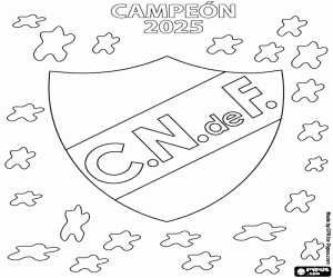 Club Nacional, 2025 Champion coloring page