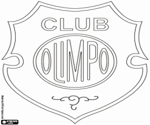 Club Olimpo emblem coloring page