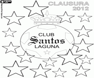 Club Santos Laguna, champion 2012 coloring page