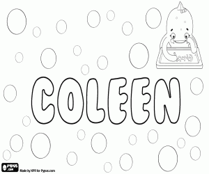 Coleen, variant of Colleen coloring page