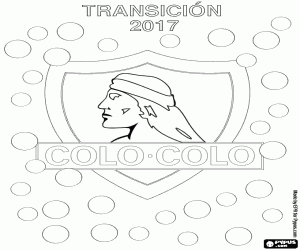 Colo-Colo, champion Transición 2017 coloring page