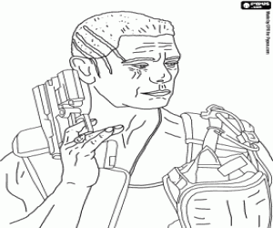 Colonel Miles Quaritch, Avatar coloring page