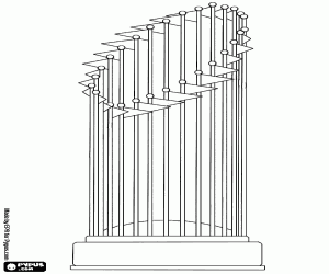 Commissioner's trophy, new design coloring page