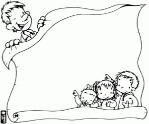 Congratulations card for father's day coloring page