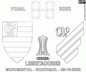Copa Libertadores 2022 Final coloring page