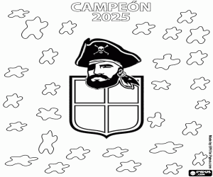 Coquimbo Unido,Chilean Champion 2025 coloring page