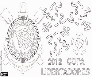 Corinthians, Copa Libertadores 2012 coloring page