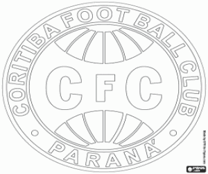 Coritiba FC emblem coloring page