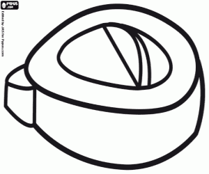 Corrector, office supplies coloring page
