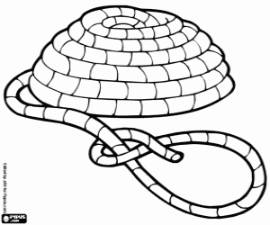 Cowboys rope coloring page