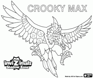 Crooky Max, Invizimals Shadow Zone coloring page