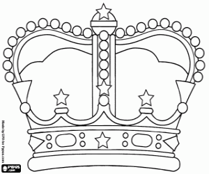 A crown for mothers coloring page