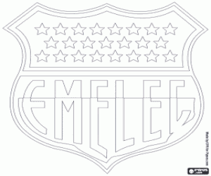 CS Emelec logo coloring page