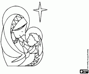 Customizable Christmas card coloring page