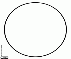 Customizable Easter egg coloring page