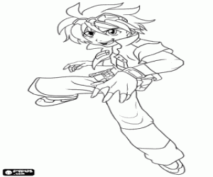 Dan Kuso, Bakugan Brawlers coloring page