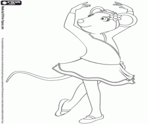 The dancer Gracie coloring page