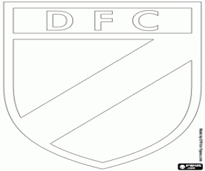 Danubio FC emblem coloring page