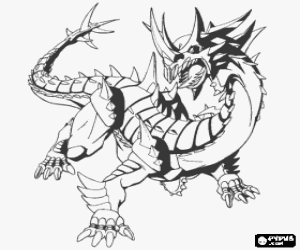 Darkus Hydranoid, Bakugan coloring page