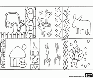 Day of the Indigenous People coloring page