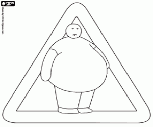 The day against obesity coloring page