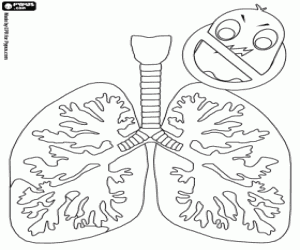 Day against pneumonia coloring page