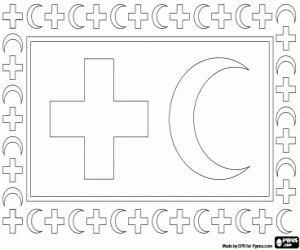 Day of Red Cross and Red Crescent coloring page
