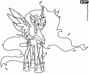 Daybreaker, My Little Pony coloring page