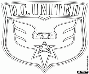 DC United logo coloring page