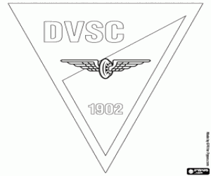 Debreceni Vasutas logo coloring page